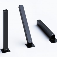 Słupek uliczny Modern składany kod: 0426