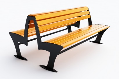 Ławki parkowe Sekwana dwustronne kod: 0128