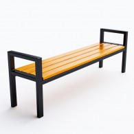 Ławki parkowe Modern bez oparcia kod: 0115