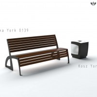 Kosze parkowe York kod: 0228
