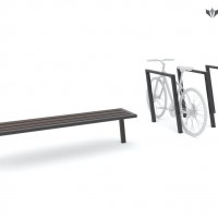 Stojaki rowerowe ze stali nierdzewnej Ottawa, kod: 0825SN