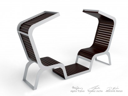 Ławki miejskie Trento