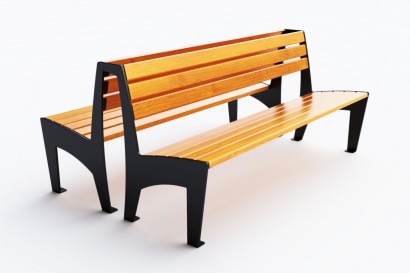 Ławki parkowe dwustronne Nike, kod: 0129