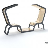 Ławki parkowe Trento, kod: 0156SN