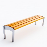 Ławki parkowe Sydney bez oparcia kod: 0138SN