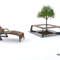 Leżaki parkowe York kod 1303