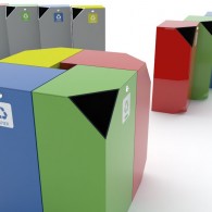 Pojemniki do segregacji odpadów Qube