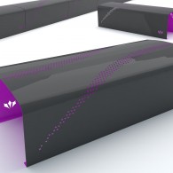 Nowoczesne ławki parkowe