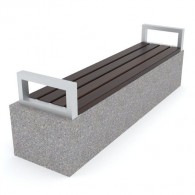 Siedziska parkowe na murek Modern kod: 1411