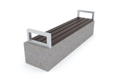 Siedziska parkowe na murek Modern kod: 1411