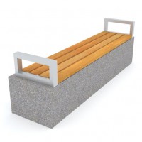 Siedziska parkowe na murek Modern kod: 1411