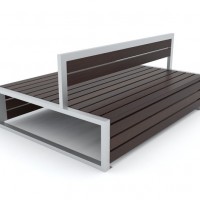 Ławki parkowe Modern kod: 0182 A