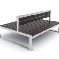 Ławki parkowe Modern kod: 0182