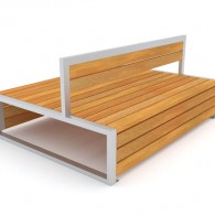 Ławki parkowe Modern kod: 0182 A