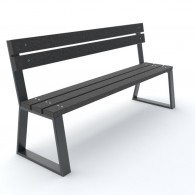 Ławki parkowe z tworzywa sztucznego Novara kod: 0159 TS