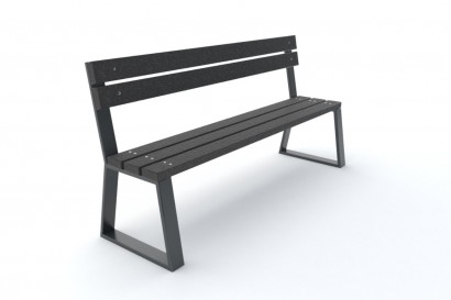 Ławki parkowe z tworzywa sztucznego Novara kod: 0159 TS