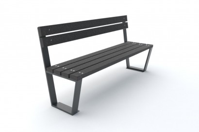 Ławki parkowe z tworzywa sztucznego Novara kod: 0163 TS