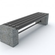 Ławki parkowe z tworzywa sztucznego Efekt kod: 0126A TS