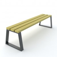 Ławki parkowe z tworzywa sztucznego Novara kod: 0157 TS